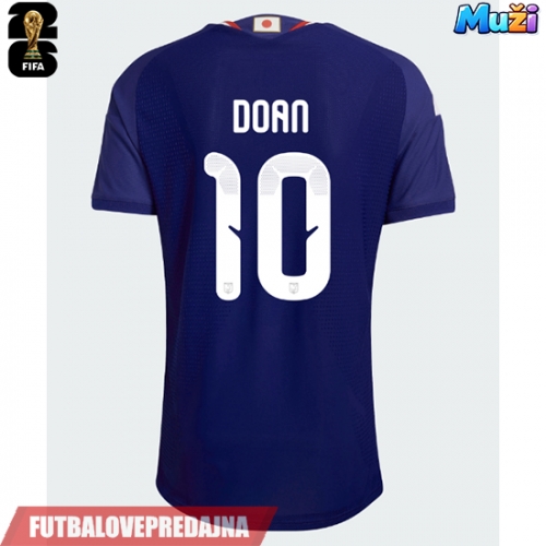 Lacne Muži Futbalové dres Japonsko Ritsu Doan #10 MS 2026 Krátky Rukáv - Domáci